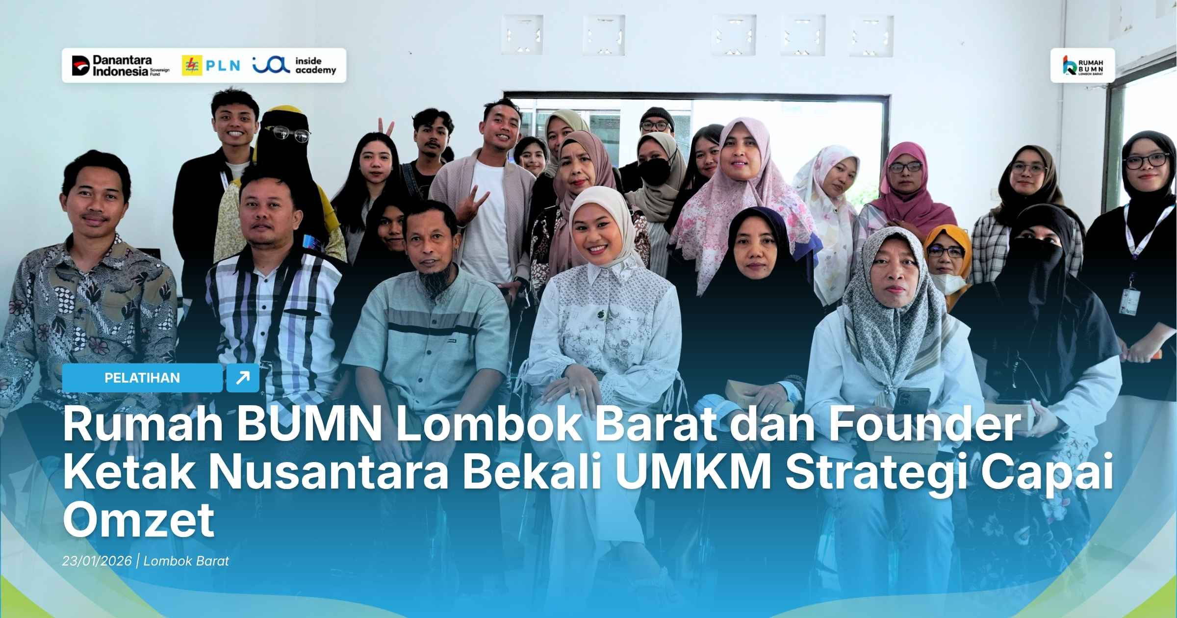 Rumah BUMN Lombok Barat dan Founder Ketak Nusantara Bekali UMKM Strategi Capai Omzet
