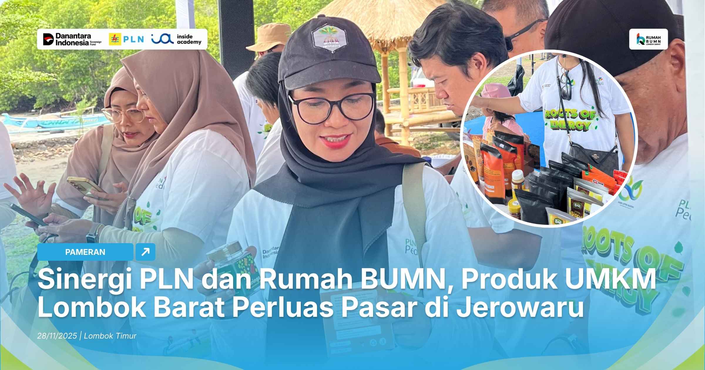 Sinergi PLN dan Rumah BUMN, Produk UMKM Lombok Barat Perluas Pasar di Jerowaru